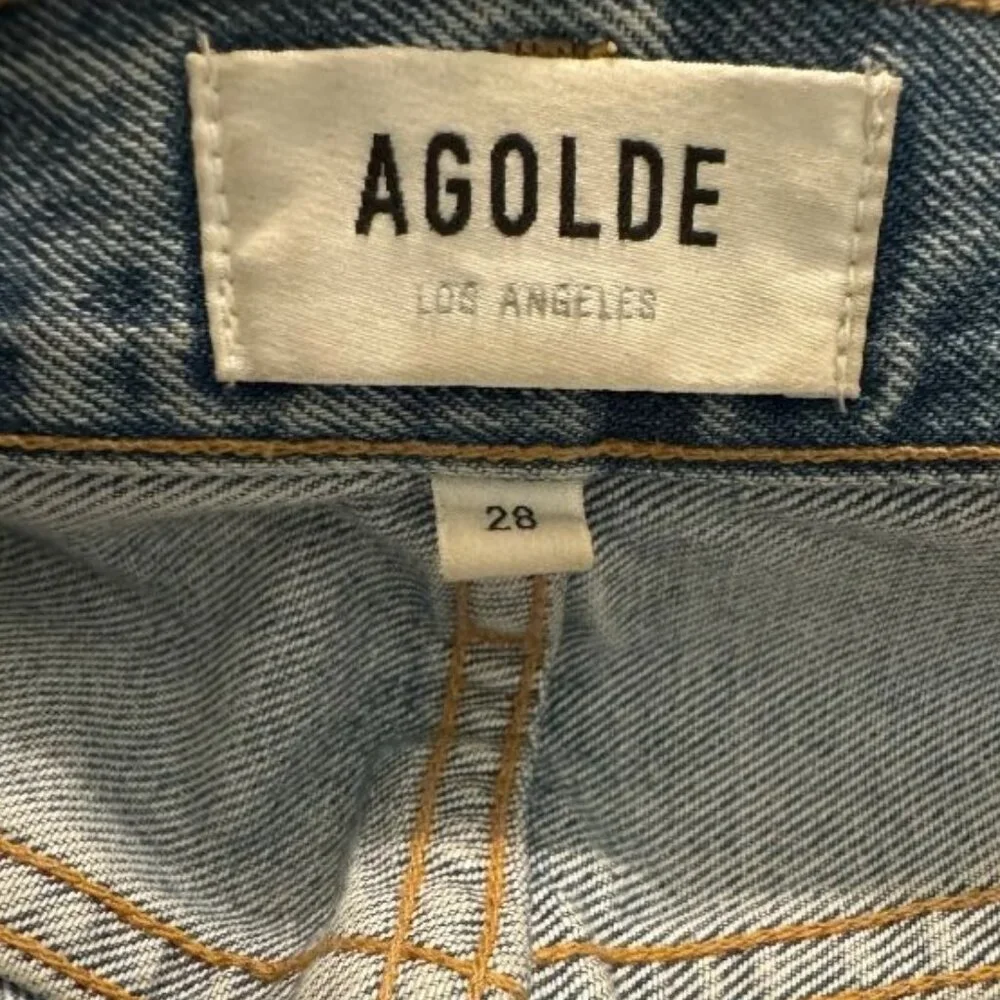 Agolde '90s Pinch Waist High Waist Straight Leg Jeans - Picture 4 of 4